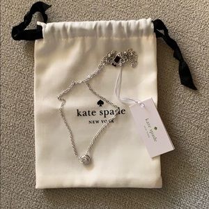 Kate Spade Infinity & beyond silver necklace